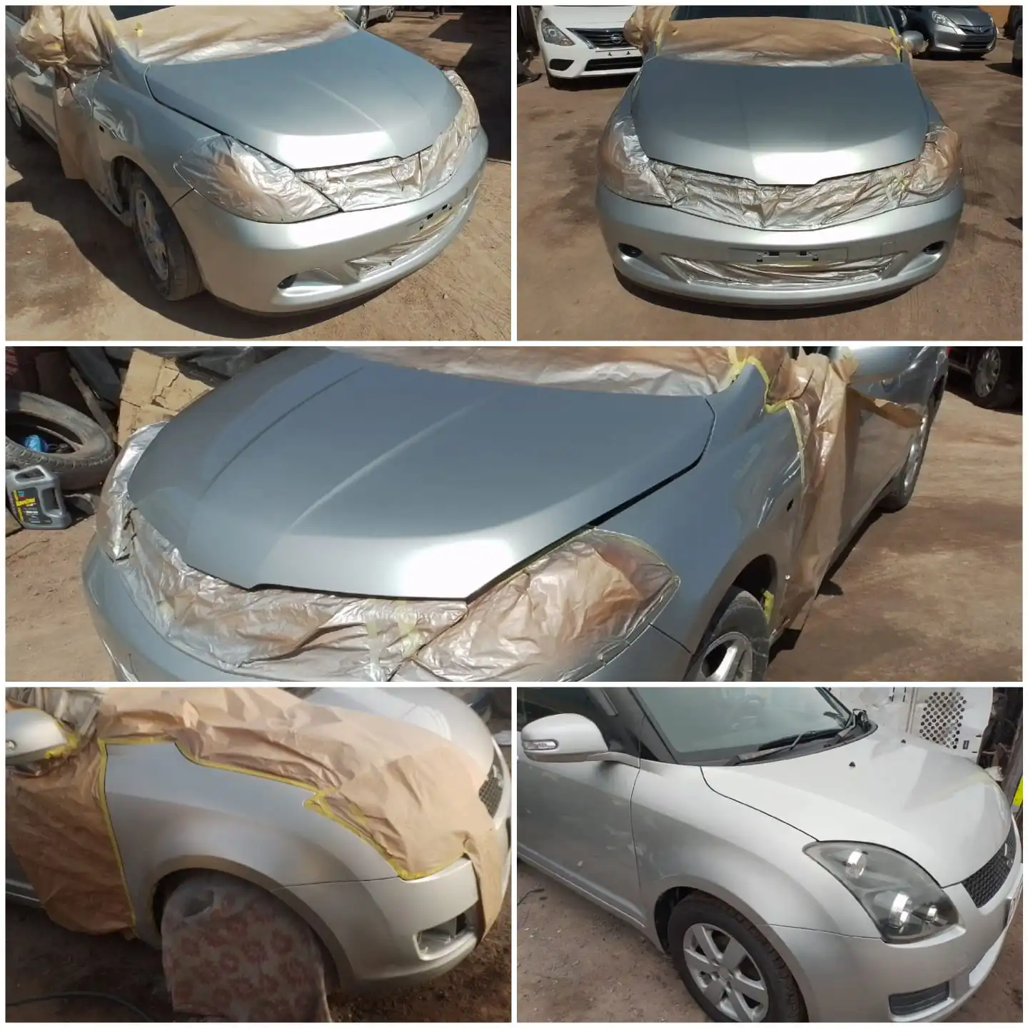 Proceso de pintura y acabado Suzuki Swift